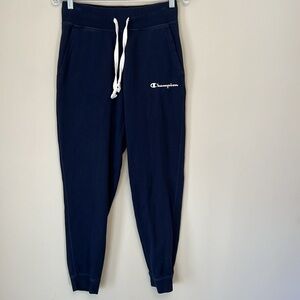 Champion Blue Drawstring Sweatpants size S